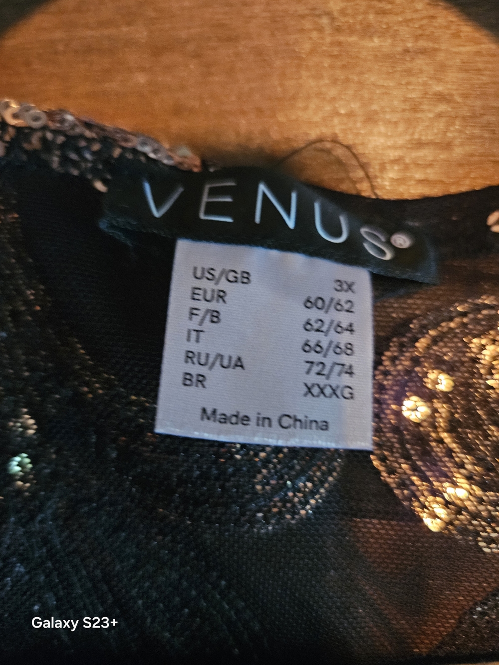 VENUS Black Long Sleeve Sequin Embellished DUSTER - Picture 2 of 8